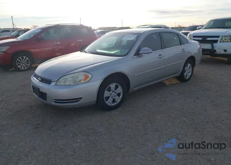 2007 Chevrolet Impala Lt из США, поврежденный, VIN 2G1WT58K779368477